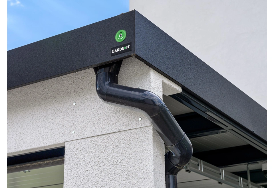 GARDEON® Carport with safety garage door