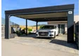 GARDEON® Carport with safety garage door