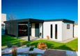 GARDEON® Garage with a door, a window, 2 skylights and an optional carport
