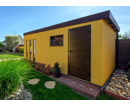GARDEON® Garage with door, window and 4 skylights