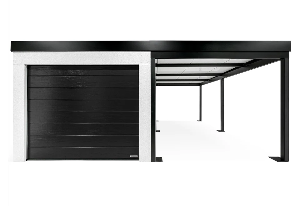 GARDEON® Garage with door, window and carport
