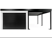 GARDEON® Garage with door, window and carport