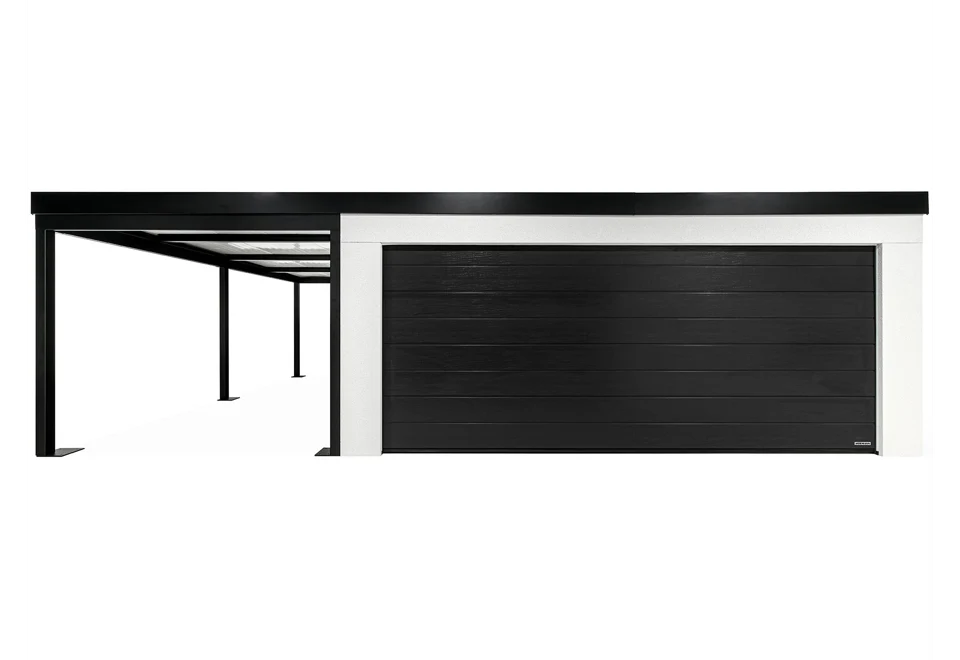 GARDEON® Garage with door, window and carport