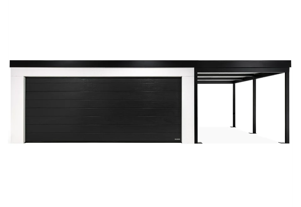 GARDEON® Garage with door, window and carport