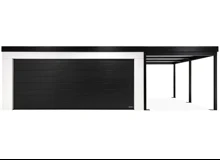 GARDEON® Garage with door, window and carport