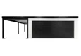 GARDEON® Garage with door, window and left carport