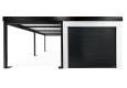 GARDEON® Garage with door, window and left carport