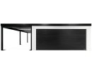 GARDEON® Garage with door, window and left carport