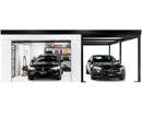 GARDEON® Garage with door, window and right carport