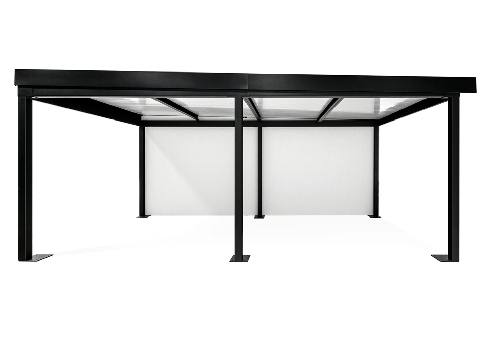 GARDEON® Garage with door, window and right carport