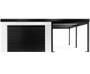 GARDEON® Garage with door, window and right carport