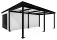 GARDEON® Garage with door, window and right carport