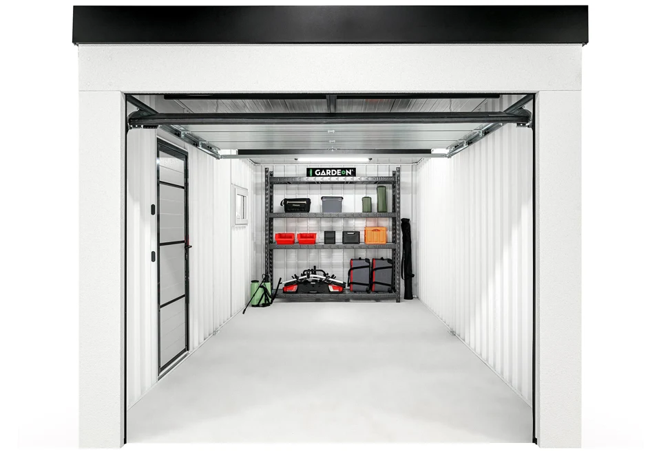GARDEON® Garage with Hörmann Sectional Garage Door (2500 × 2125 mm)
