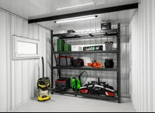 GARDEON® Garage with Hörmann Sectional Garage Door (2500 × 2125 mm)
