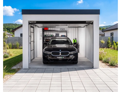 GARDEON® Garage with Hörmann Sectional Garage Door (3000 × 2125 mm)