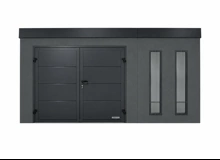 GARDEON® Garden House with double Hörmann door and two skylights