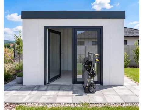 GARDEON® Garden House with Double-Leaf Glazed Door