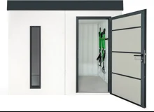 GARDEON® Garden House with Hörmann door and skylight