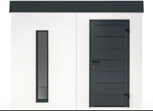 GARDEON® Garden House with Hörmann door and skylight
