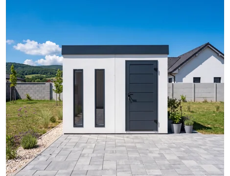 GARDEON® Garden House  with Hörmann door and two skylights