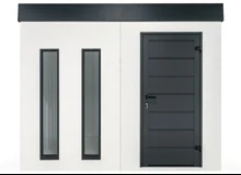 GARDEON® Garden House  with Hörmann door and two skylights