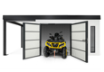 GARDEON® House with double door Hörmann and carport