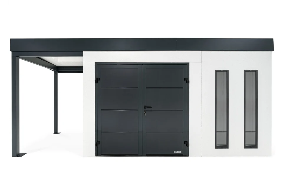 GARDEON® House with double door Hörmann and carport