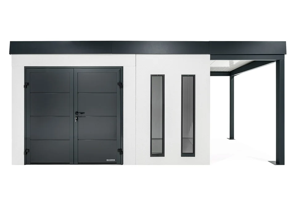 GARDEON® House with double door Hörmann and carport