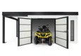 GARDEON® House with double door Hörmann and left carport