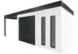 GARDEON® House with double door Hörmann and left carport