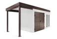 GARDEON® House with double door Hörmann and left carport