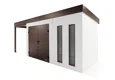GARDEON® House with double door Hörmann and left carport