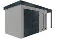 GARDEON® House with double door Hörmann and right carport