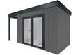 GARDEON® House with double panoramatic door & left carport