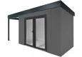 GARDEON® House with double panoramatic door & left carport