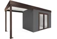 GARDEON® House with double panoramatic door & left carport