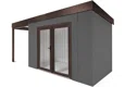 GARDEON® House with double panoramatic door & left carport