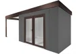 GARDEON® House with double panoramatic door & left carport