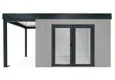 GARDEON® House with double panoramatic door & left carport