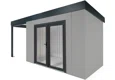 GARDEON® House with double panoramatic door & left carport
