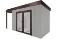 GARDEON® House with double panoramatic door & left carport