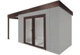 GARDEON® House with double panoramatic door & left carport
