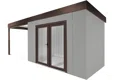 GARDEON® House with double panoramatic door & left carport
