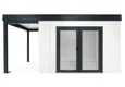 GARDEON® House with double panoramatic door & left carport