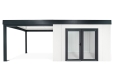 GARDEON® House with double panoramatic door & left carport