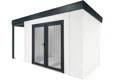 GARDEON® House with double panoramatic door & left carport