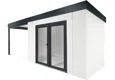 GARDEON® House with double panoramatic door & left carport