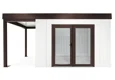 GARDEON® House with double panoramatic door & left carport