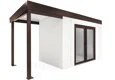 GARDEON® House with double panoramatic door & left carport