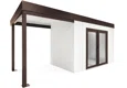 GARDEON® House with double panoramatic door & left carport